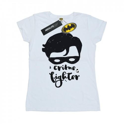 

DC Comics Womens/Ladies Batman Crime Fighter Sketch Cotton T-Shirt XXL білий