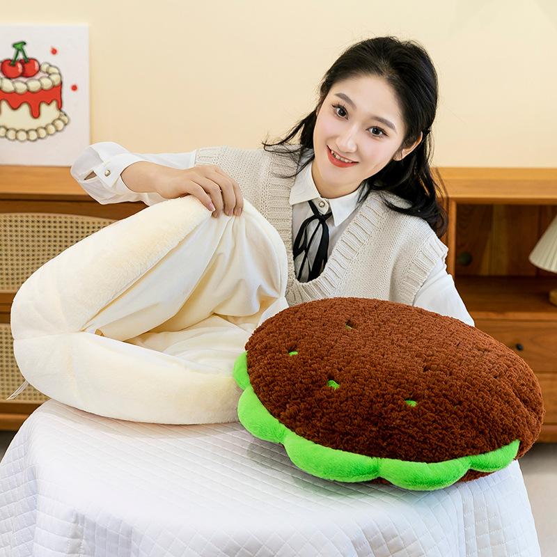 Creative Roujiamo Plush Toys Children's Dolls Fashion Home Ornaments Sofa Pillow Office Cushion