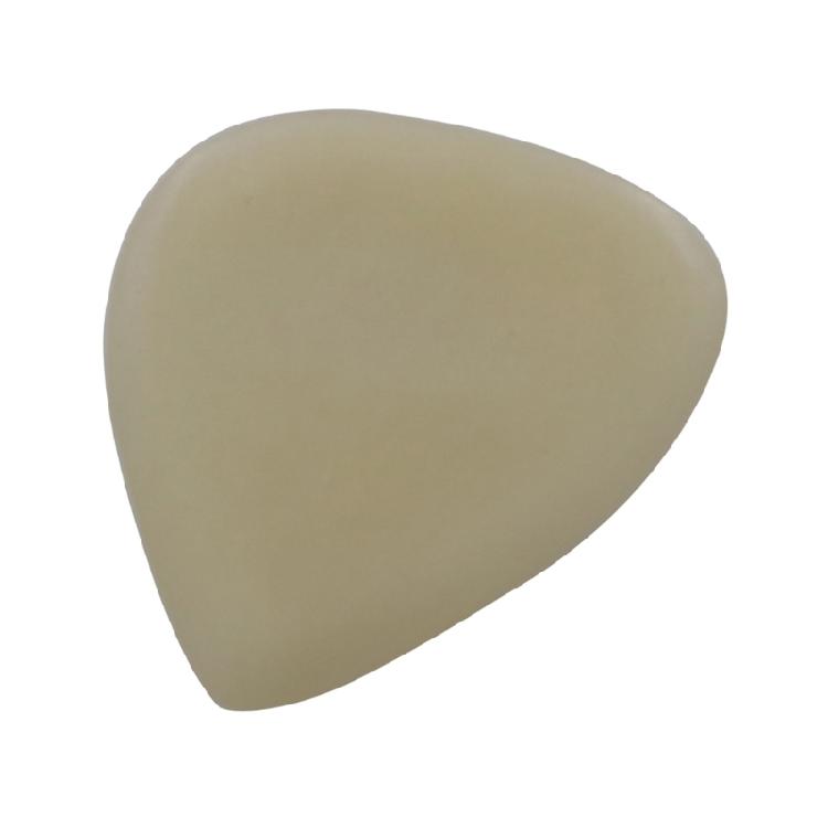 1Pc Guitar Picks, 30x33mm Solid Color Ox Bone Guitar Picks Guitar Bass Plectrums
