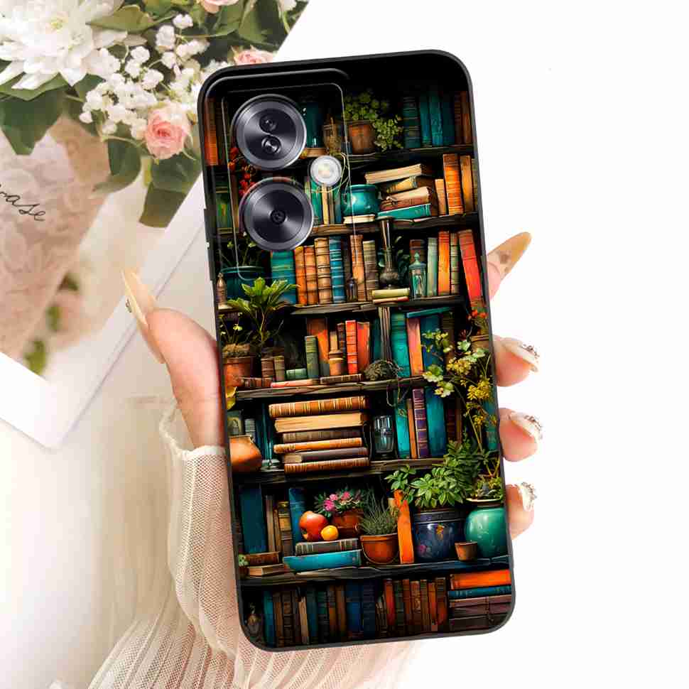 For Oppo A79 5G Case Cartoon Cat Retro Style Silicone Cover For Oppo A79 CPH2553 CPH2557 Shockproof Phone Cases Bumper