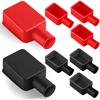 Battery Terminal Cover 8 Pcs, Battery Terminal Protector Isolate Soft Rubber, Positive Battery Terminal Cover Top Post, Battery Post Cover For Car