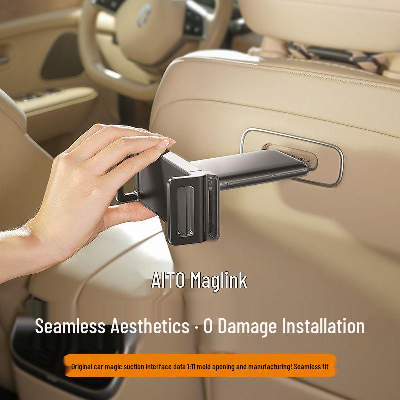 Phone & Tablet Holder for AITO M5-M9 Rear Car Seat with MagLink Interface