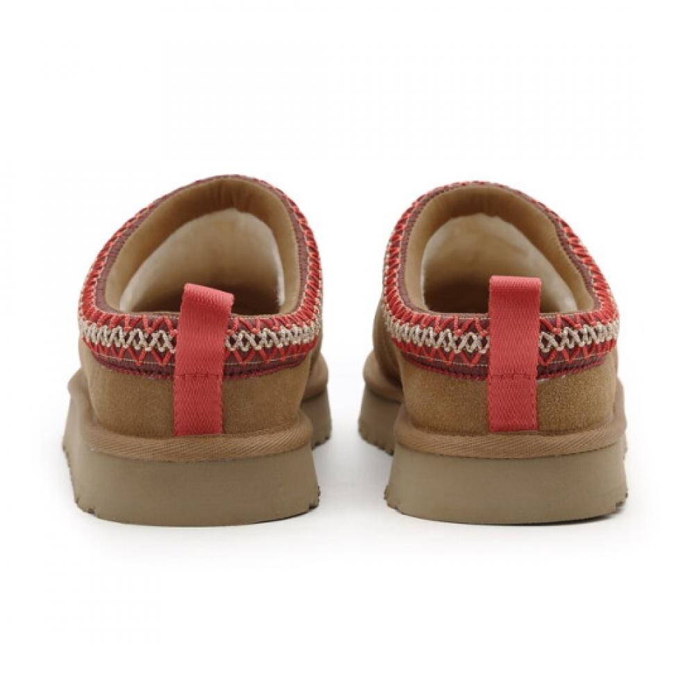 Ugg Tazz K Platform Mule Fur Slipper Sandal Chestnut 1143776K Che
