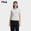 T-shirt en maille à manches courtes pour femme