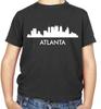 Camiseta Infantil Atlanta Silhouette - Skyline - Cidade - Geórgia - EUA - Contorno