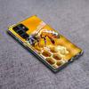 Bees and Honey in the Honeycomb Phone Case For Samsung Galaxy S24 S23 S21 S20 FE S22 S26 Ultra S25 Edge S10 Plus Cover Clear TPU
