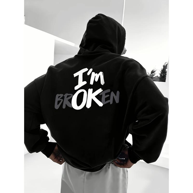 Men'S New Fashion Trend Kangaroo Pocket Hoodie Hoodie
