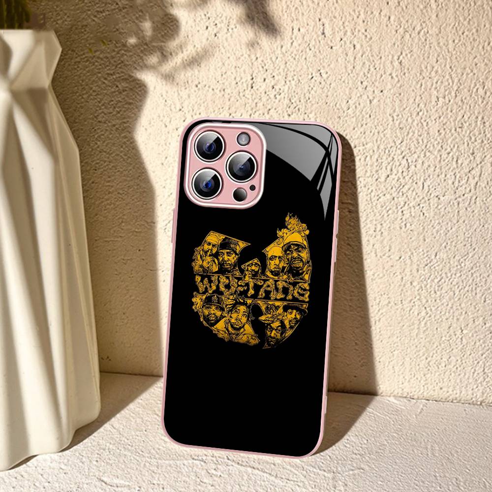 Fashion Trends WU-T-TANG CLANs Tempered Glass For Iphone 14 13 12 11 Pro Mini XS MAX 14Plus X XS XR Fundas