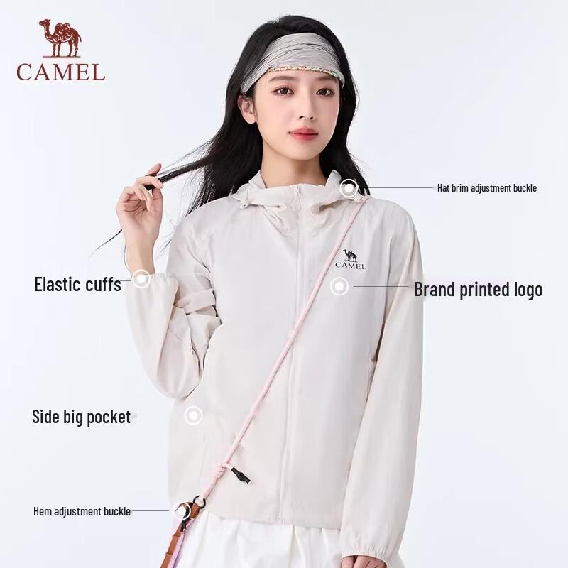 Camel Unisex Cool-Touch UV Protection Jacket M