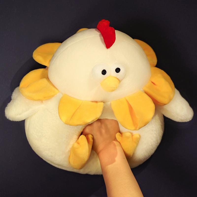 Stuffed Soft Fat Round Chick Plush Toys Cartoon Animals Chick Pillow Doll Cushion Gift