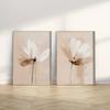Spring Abstract Flower Print Neutral Minimalist Floral Wall Art Textured Beige Botanical Poster Abstract Floral Beige Home Decor