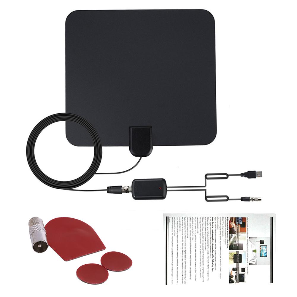 Buy 80 Miles Indoor Outdoor Digital HDTV Antenna HDTV Signal Amplifier