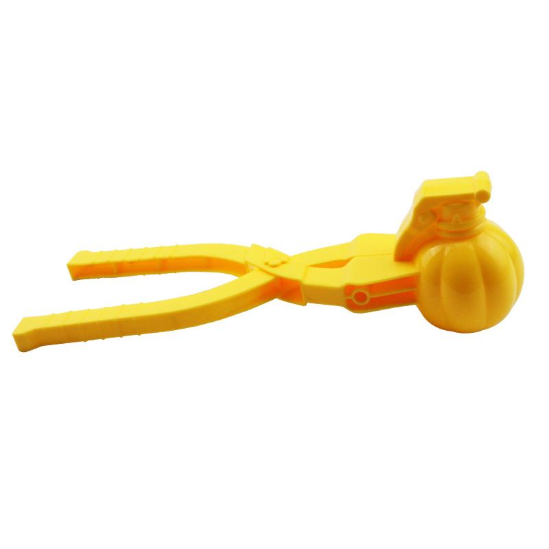 1 pinza para hacer bolas de nieve con forma de dinosaurio, muñeco de nieve, pato, pinza para hacer bolas de nieve, molde divertido para exteriores e invierno para niños, juguete deportivo para peleas de bolas de nieve