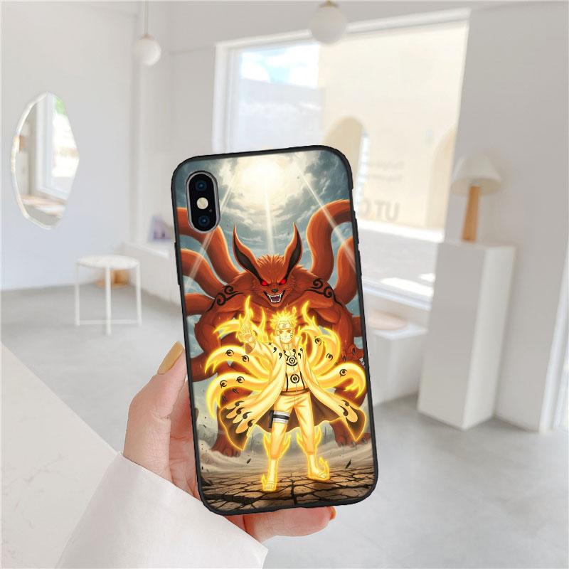 LO77 Naruto Uzumaki Soft Shell Phone Case for iPhone SE X XS XR 11 16E 17 Pro Max Air 8 7 6 6s Plus