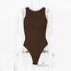 Sommer Streetwear Bodysuit Mit Doppellagigem Milchseidenstoff Für Damen