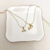 Gold Whale Mermaid Tail Necklace Women's Chain - Fade-Resistant Titanium Steel
