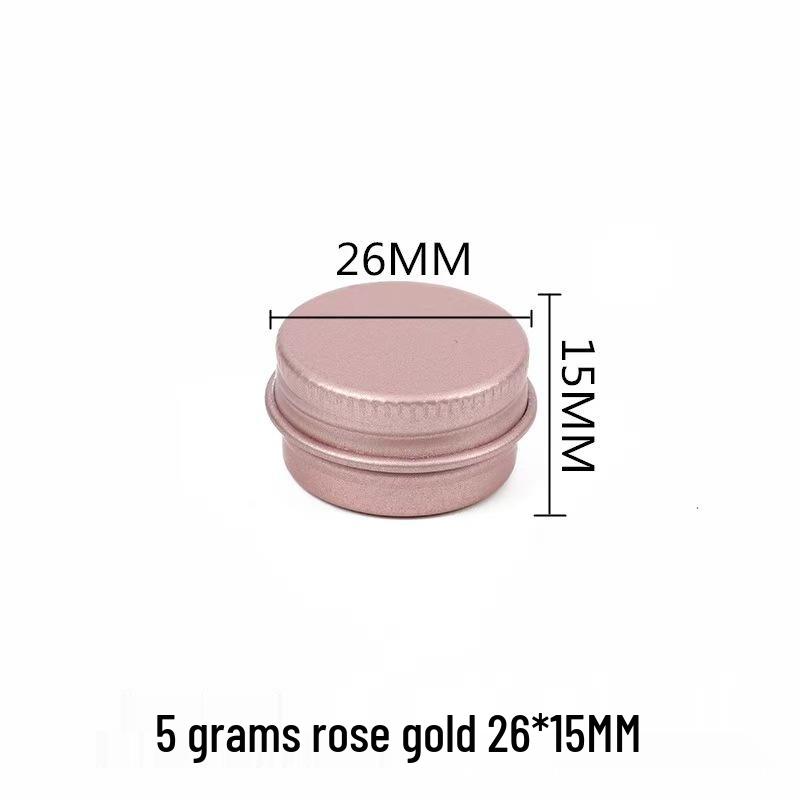 5g-250g Multi-Size Multi-Color Threaded Aluminum Tea Box Metal Can