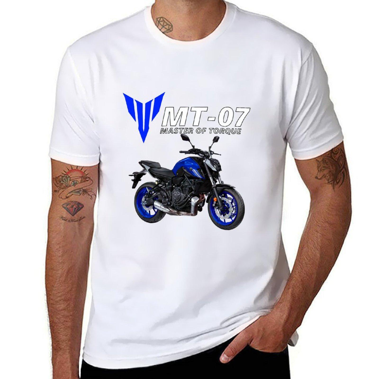 MT-07 Motorcycle T-Shirt sublime funny costumes T-shirts man Men s t-shirt S