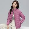 Simple and fashionable down jacket liner women's stand-up collar thin down jacket slim short down jacket duck down