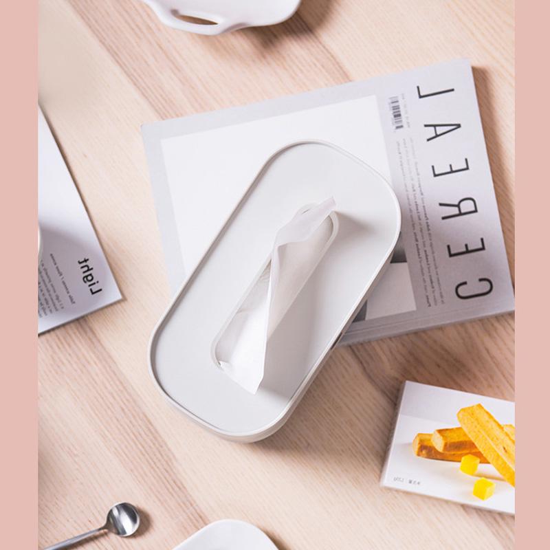 Style Tissue Home Canister Nordic Storage Tissue Box Car Box Plastic Removable Mel
