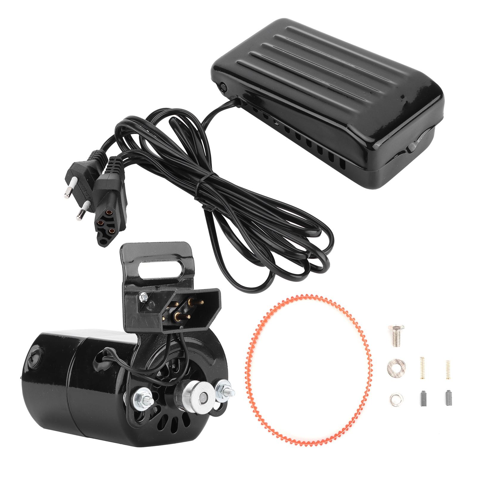 

Sewing Machine Motor Kit Household with Foot Pedal Control Belt 180W EU Plug