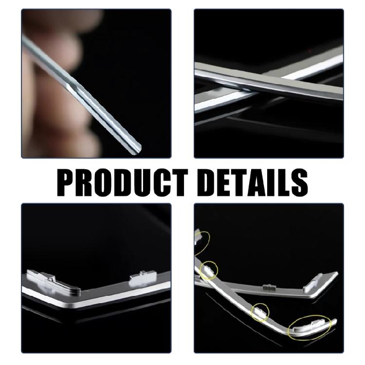 Front Door Speaker Covers Gaps Decors Trim Horn Decoration Slit Strips for Speaker Automotive Interior Decors