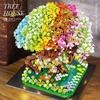 Mini Sakura Tree Building Blocks Set DIY Cherry Blossom Bricks Treehouse Model Decoration Romantic Gift for Girlfriend