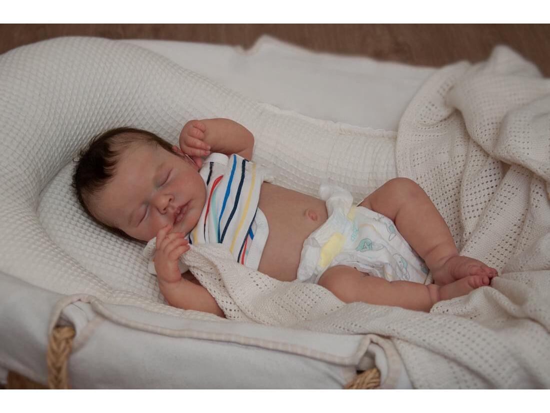 

19-дюймова реалістична лялька-реборн Лулу - Мила та реалістична імітаційна іграшка 19 Inch