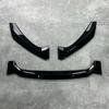 3 PCS For BMW F20 F21 LCI Maxton Style Front Bumper Lip Splitter Spoiler 1 Series 118i 120i 120d M135i M140i M-Pack 2015-2019