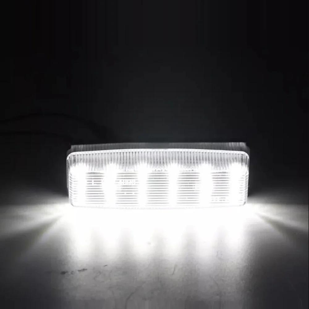 2pcs Clear Lens LED License Plate Lamp Register Number Plate Light For Miata MX-5 2006-2015