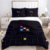 Pacman Adventure Print 3Pcs Bedding Setduvet Cover With 2 Bedropillowcase Home Birthday Gift