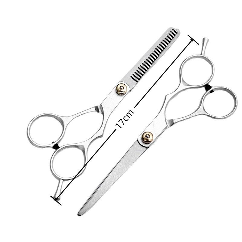 5.5-inch Hair Scissors Stainless Steel Hair Scissors Flat Tooth Scissors Tooth Scissors Thinning Scissors Hair Scissors