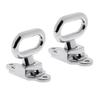 2pcs Boat Yacht Car Truck Transom Small Folding Mast Step - Marine Grade 316 Stainless Steel