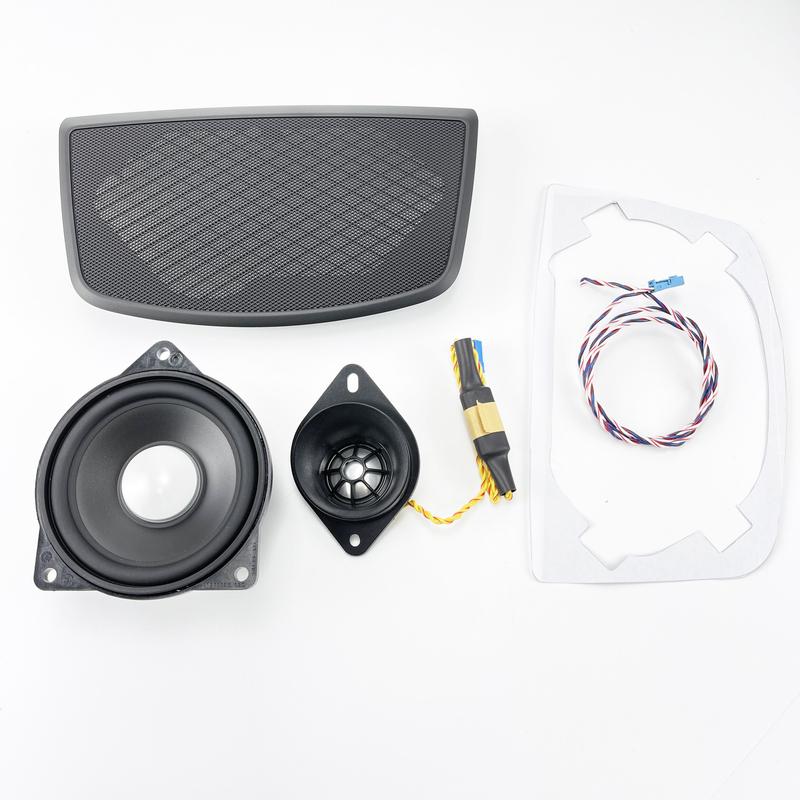 For BMW 3 4 Series F30 F31 F32 F34 3GT  Car Center Console Speaker Cover tweeters 4 inch midrange speaker dashboard loudspeaker