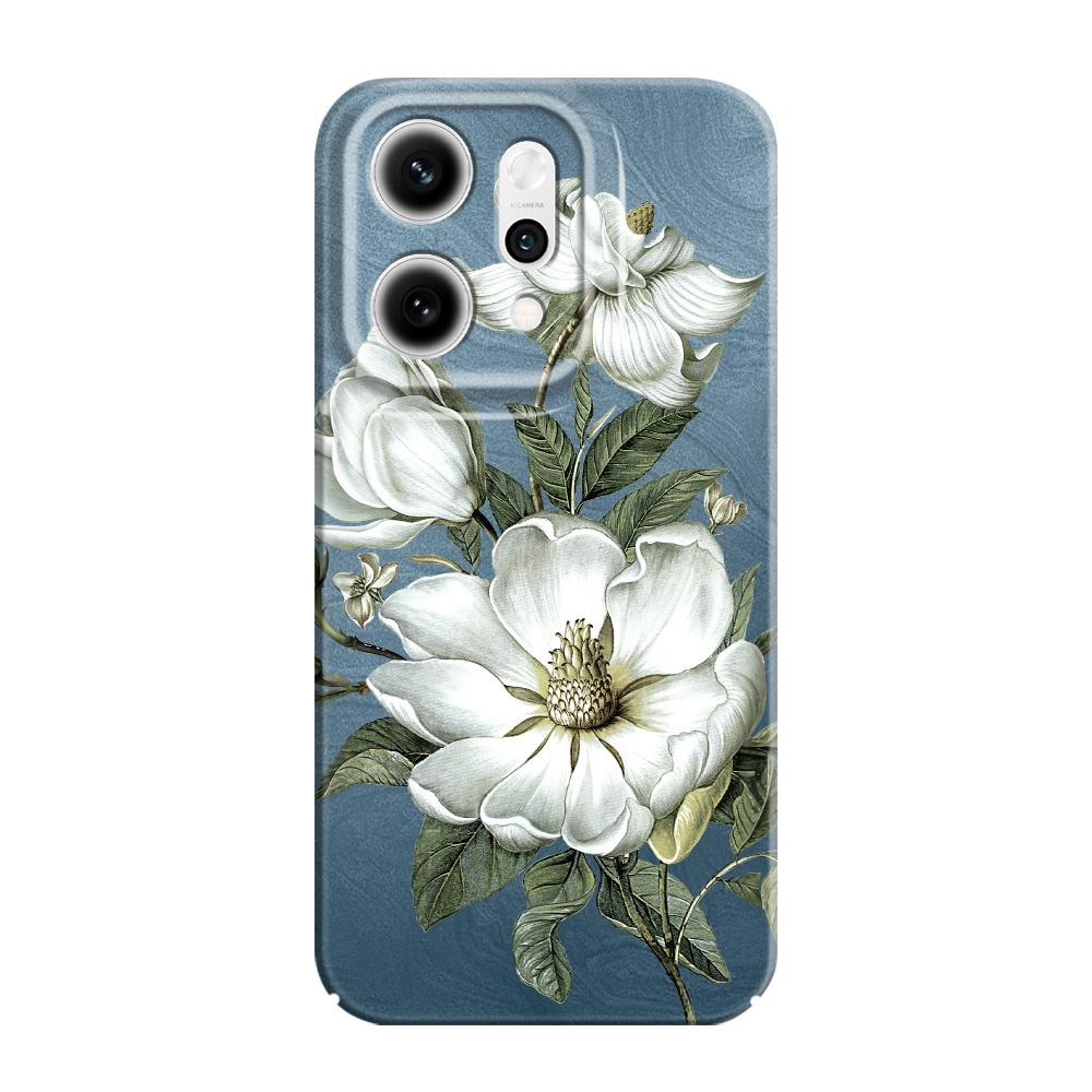 Gorgeous Magnolia Phone Case For OPPO Reno 14 14F 13 13F 12 12F 11 11F 10 8 8Z 8T 7 7Z Pro 4G 5G Film Hard Cover