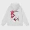 2023 Autumn/Winter Pink 3D Arrow Hoodie with Velvet Lining