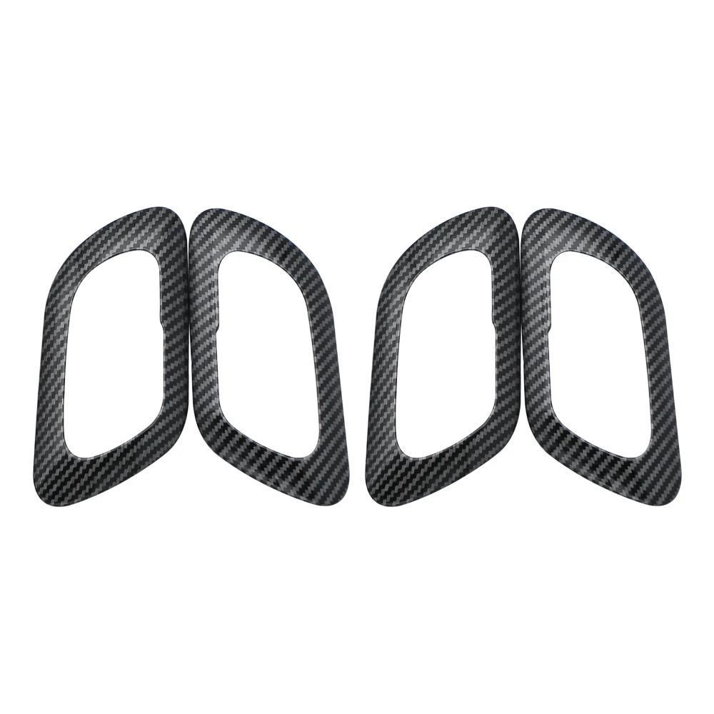 For Peugeot 3008 2011 - 2014 2015 Door Handle Frame Cover 4Pcs/set Door Handles Decoration Sticker Trim Car Interior Accessories