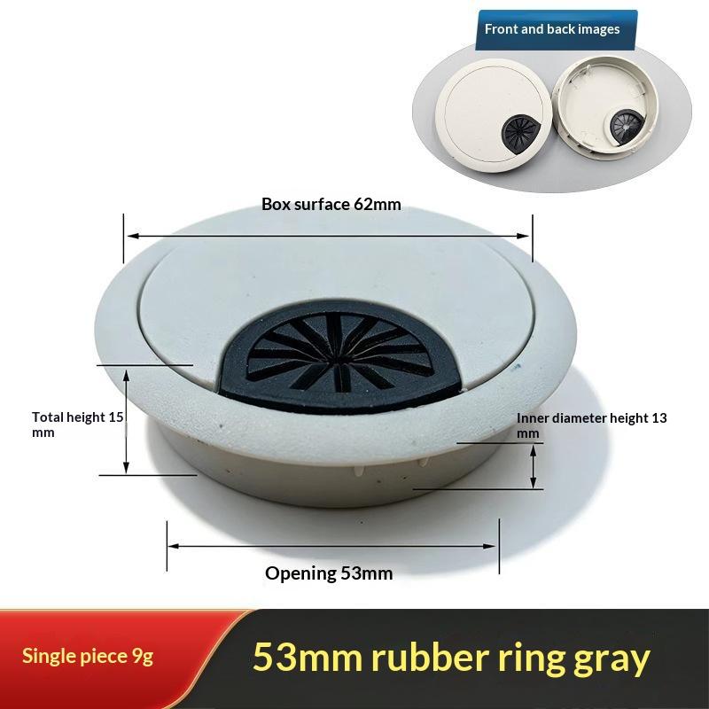 Desk Cable Grommets Eco-friendly Material Durable Multiple Styles Easy Install for Home Office Desk