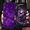 Art Purple Butterfly Soft TPU For Realme 13 12 11 10 9 Pro Plus GT3 GT2 C21 C25 C35 C53 C55 C67 Pro 5G Phone Case Cover Fundas