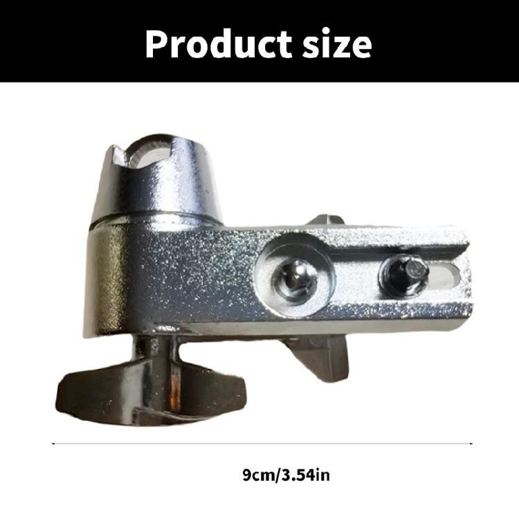 Professional Metal Drum Mount Rack Attachment Drum Mount Clip Drum Clamp with Adjustable Grip for Performances Onstage