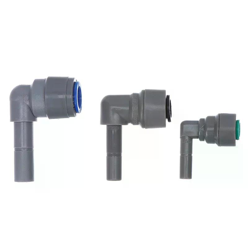 6.35MM 8MM 9.5MM Male To Female Elbow Plastic Quick Connect Pipe Hose Connector Push-in Fittings Joint