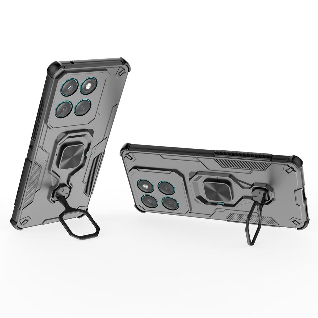 For Motorola Edge 60 Fusion 5G Case Rotatable Ring Kickstand PC+TPU Shockproof Phone Cover