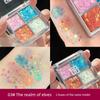 Children's Day Stage Makeup Eye Shadow Glitter Gel Glue-Free Glitter Palette Sparkling Eye Makeup Performance Cosmetics Four Colors