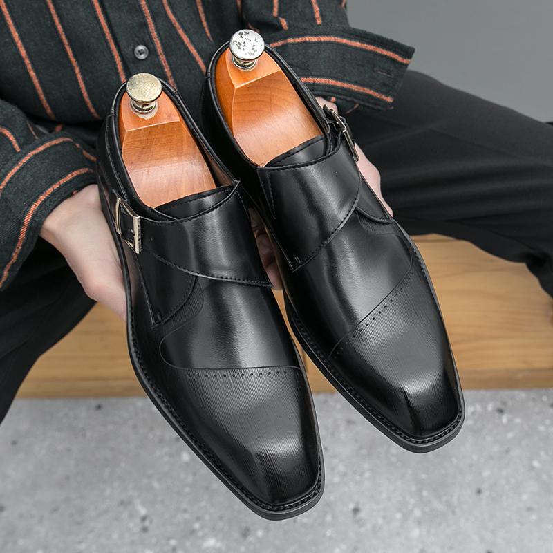Größe 38-46 Business Herren Formelle Lederschuhe Europäischer Stil Lässig Bequem Modisch Marken Derby Schuhe Gesellschaftsschuhe Herren