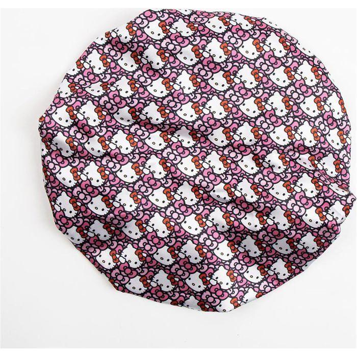 Bonnet de douche - CERDA - Hello Kitty - Imperméable - Réglable - Kawaii