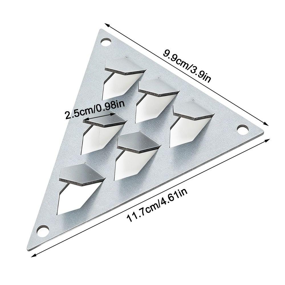12 Pcs 6-Prong Push On Impaler Mounts With Screws Sound Isolation Clips Sound-Absorbing Panels