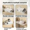 Stainless Steel Wall-Mounted Router Shelf No Drill WiFi Storage Organizer Home Bathroom Kitchen Shelf