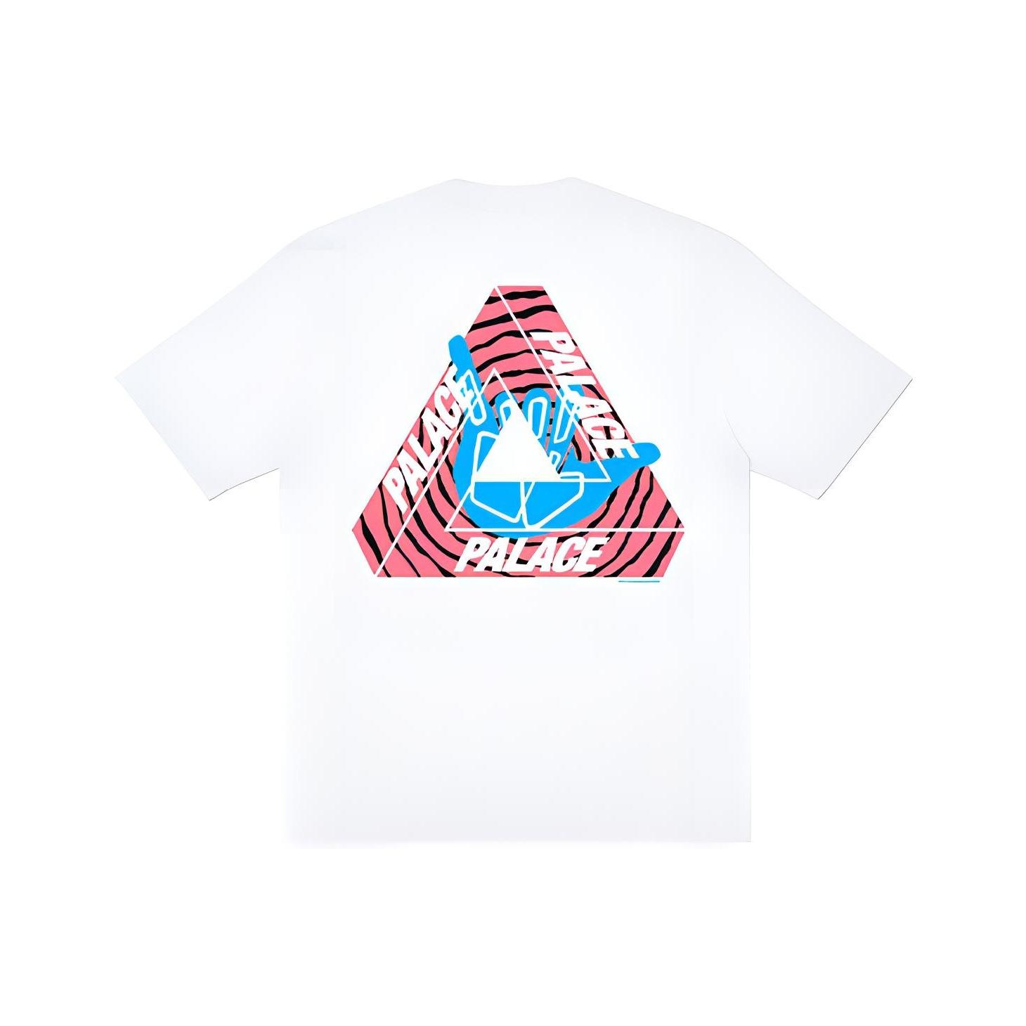 Футболка Palace Tri-Zooted Shakka, белые топы унисекс P19TS244 M