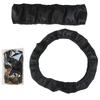Car Steering Wheel Cover Breathable Anti Slip PU Leather Steering Covers Suitable 38cm Auto Decoration Carbon Fiber