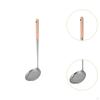 Cake Frying Spoon Kitchen Cooking Utensil Anti-scald Handle Easy to Use Rosette Maker Ladle